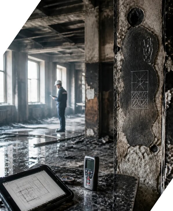 Обследование зданий после пожара в Элисте от 15534 р. | ЭкспертизаРоссия