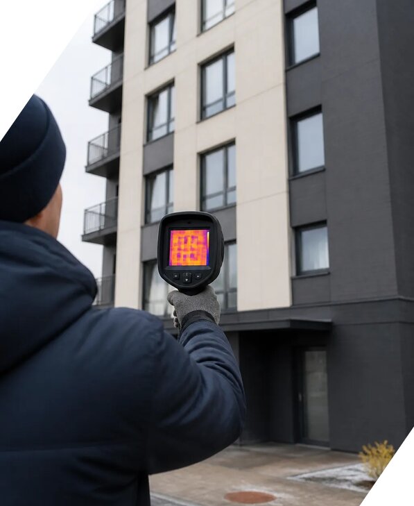Тепловизионное обследование зданий в Элисте от 5178 р. | ЭкспертизаРоссия